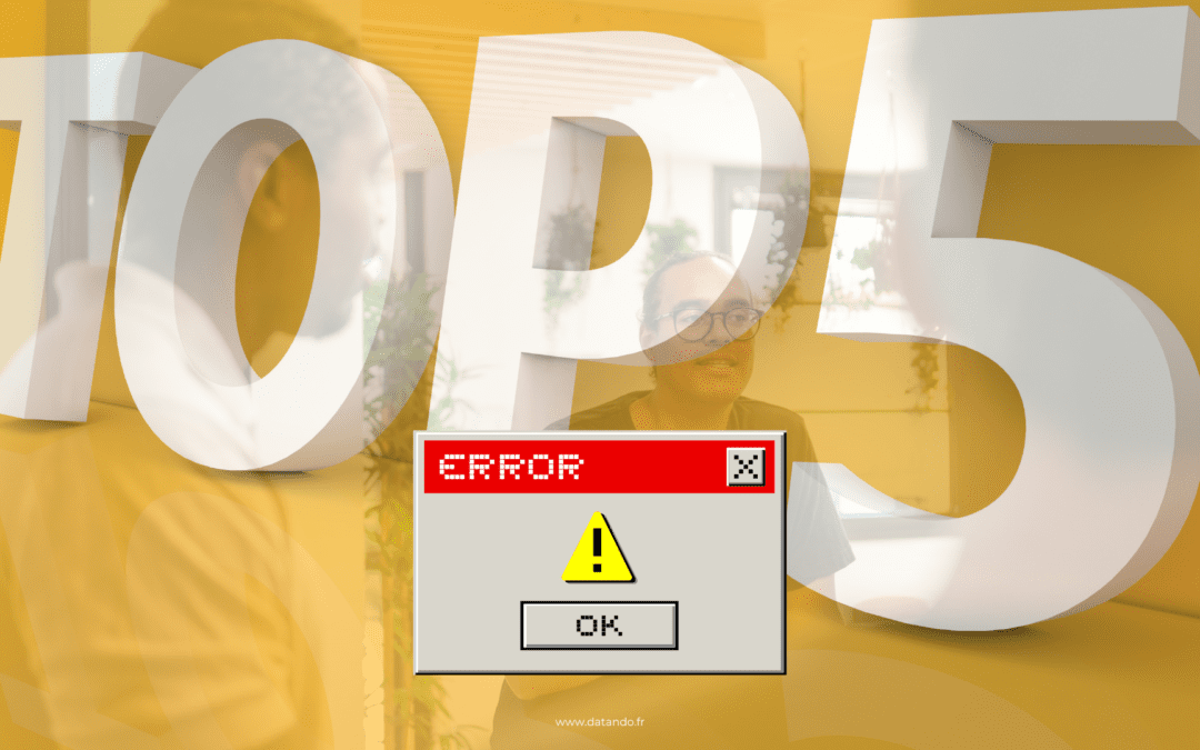 Top 5 des erreurs courantes en géomatique (et comment les éviter)